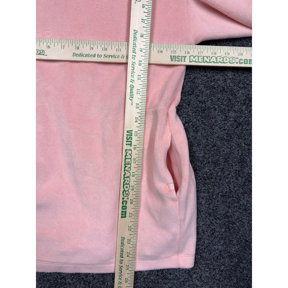 Athleta Girl Dress Girls S 7 Pink Fleece Long Sleeve Pockets Cozy Athleisure